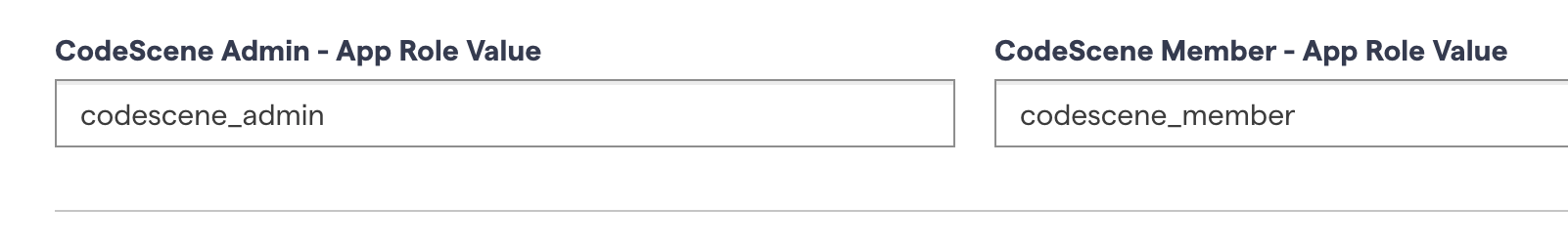 CodeScene SSO config - role mapping for 'CodeScene' account