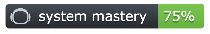 The System Mastery status badge